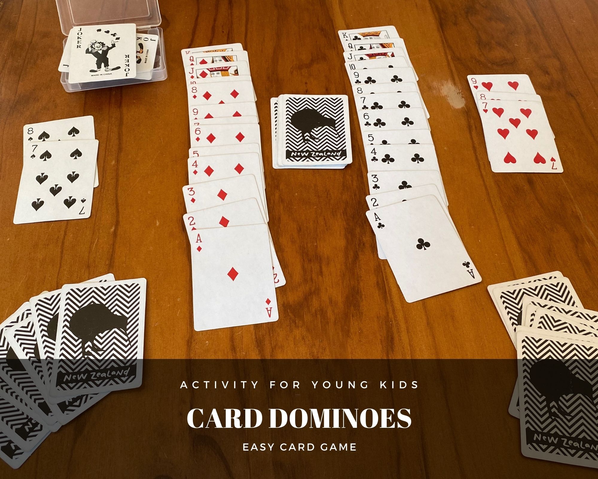 Card Dominoes, the Card Game for Young Kids