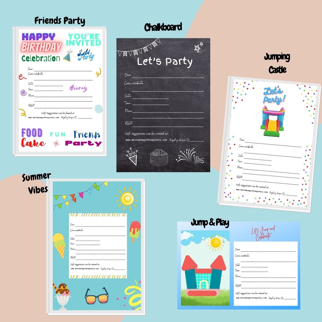 Kids Party Invites